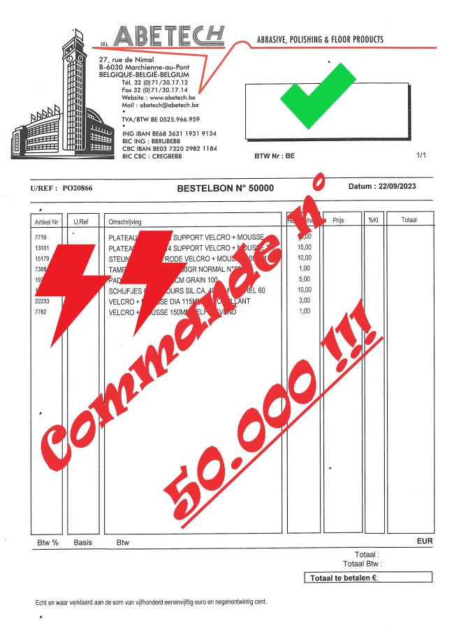 Commande 50.000 !!